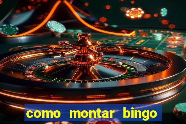 como montar bingo brinquedos toia